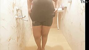 sneaky milf's heaving boobs tease hidden horny urges