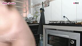 Hired Latina Maid Strips Naked Cleaning House Teasing My Control