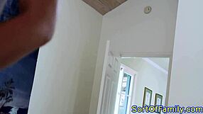 ebony stepdaughter bent over pussyfucked doggystyle by black stud