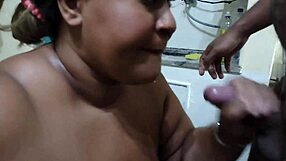 stepmom in panties around house makes stepson horny for secret fuck