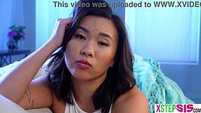 Stepbro Slams Kimmy Kimm's Big Ass at Slumber Party