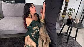 Aaliyah Yasin Cute Indian Sucks Stepbro Huge Cock Moaning Wet During Eid