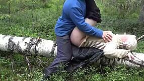 Cunning Forester 4: Legs-Up Forest Creampie with Curvy Milf Wife