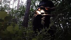 I Face-Fuck Stepsister's Mouth in Woods Hiding from Boyfriend!