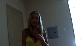 Nicole Ray rests her ass on April Oneil's tits to fuck her deep with toys