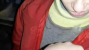 Brunette forester licks hairy pussy in forest hut