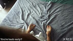 boyfriend's army return means triple cumshots