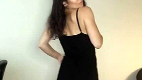 yo check out nadia diamo this fit 18+ teen modeling lingerie and strutting in heels