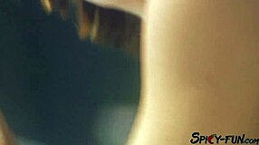 Busty Amateur Strips for Intense Doggystyle Pounding in Mountains