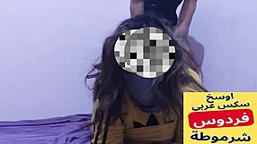 Arab bbw mommy begs for huge cock creampie in fat ass