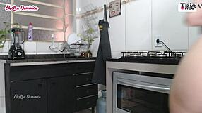 Hired Latina Maid Strips Naked Cleaning House Teasing My Control