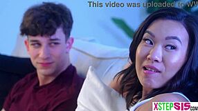 Stepbro Slams Kimmy Kimm's Big Ass at Slumber Party
