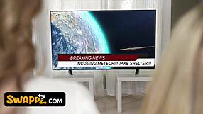 StepMoms Beg for End-of-World Foursome Anal Double Penetration Orgy!