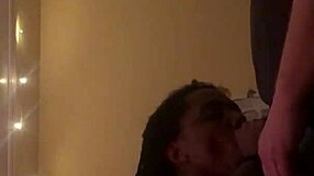 i love this homemade ebony girl's sloppy amateur blowjob skills