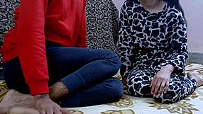 Big Ass Indian Aunty Rides Monster Cock Boy Hard in Hindi Dirty Talk Orgasm Fuck!