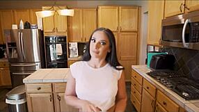 Stepmom Sheena Ryder's Oiled Workout Massage Turns into Bedroom Fuck Ride