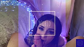 wanna see stevie moon's sloppy deepthroat footjob end in huge facial cumshot??