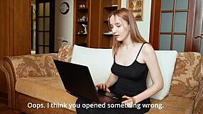 horny rush cheating on wife with busty blonde 18yo neighbor slut