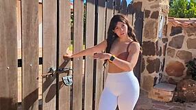 neighbor slut's athletic big ass invites cock to country house for homemade mommy roleplay