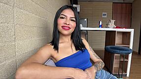 check out this natural 18yo latina teen's first pov casting fuck