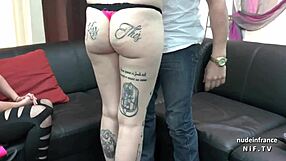 French emo redhead slut rides cock in casting interview