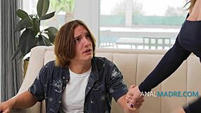 mommy's mature asshole needs stepson's blowjob fuck in family deep therapy session