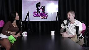 Actor flops small dick but Sheer Red craves reverse gangbang thrills