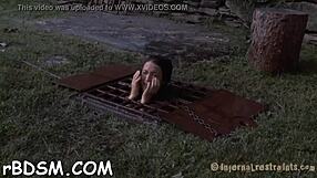 Bound Couple Endures Hardcore BDSM Fucking Spanking Domination And Rough Sex