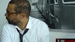 stunning skinny bambi silk begs for rough big black cock pounding shaved pussy doggystyle