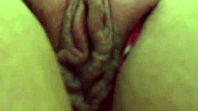 Puffy swollen pussy tightly bound and pumped up close for intense detailed view