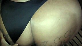 Raw bareback anal pounds chubby brunette's huge ass in motel room