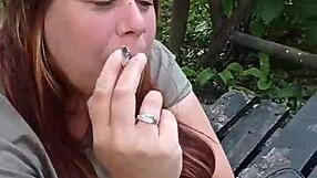 Wife smokes seductively craving your next filthy load!