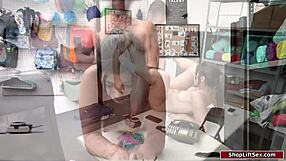 hey check out this officer ripping clothes off a busty teen shoplifter before doggystyle pounding