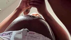 Handjobbing Monster Cock Fresh from Hospital