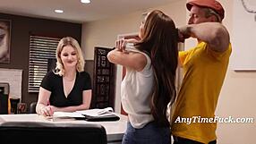 Stepmom's New Boyfriend Introduces Free Use to Household Rules