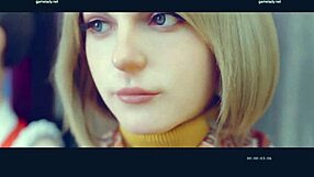 ada wong rides ashley cowgirl in resident evil cartoon