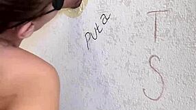 Gloryhole Surprise Big Cock Deepthroat Cum in Mouth