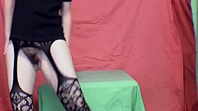 wanna watch this sexy homemade milf dance hairy pussy in stockings for you?