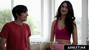 eliza ibarra tries on wrong glasses in steamy shower scene