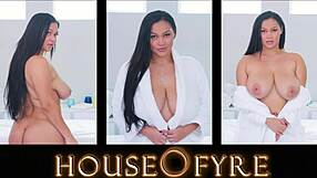 Her huge natural tits drove me wild, i couldn't resist fucking ashlyn peaks deep after that steamy massage