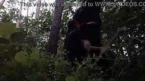 I Face-Fuck Stepsister's Mouth in Woods Hiding from Boyfriend!