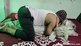 Skinny indian wife fucked hard shaved pussy