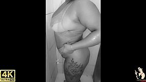 Camera Catches Neighbor's Huge Ass Squirting in Bathroom!