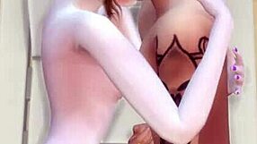 Intense Interracial College Couple Handjob During Cute Young Sims 4 Game