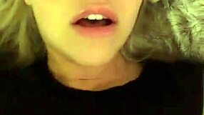 blonde shaves smooth pussy vibes to intense solo orgasm squirting everywhere