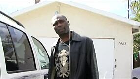 Miss Bunny's Black Cock Chase As Cougar Bitch In Fishnets Heels Riding Deep