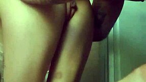 big cock daddy face fucks petite milf's tight throat after ass eating