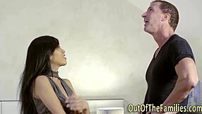 asian stepdaughter teen craves my monster cock banging