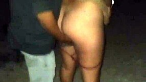 damn this horny mexicana begs for public beach groping everywhere