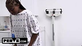 oh man black babe amari anne gets horny doc and nurse pounding her deep